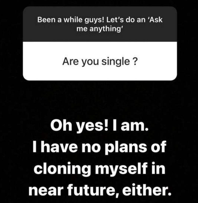 Shubman Gill’s response to whether he is single